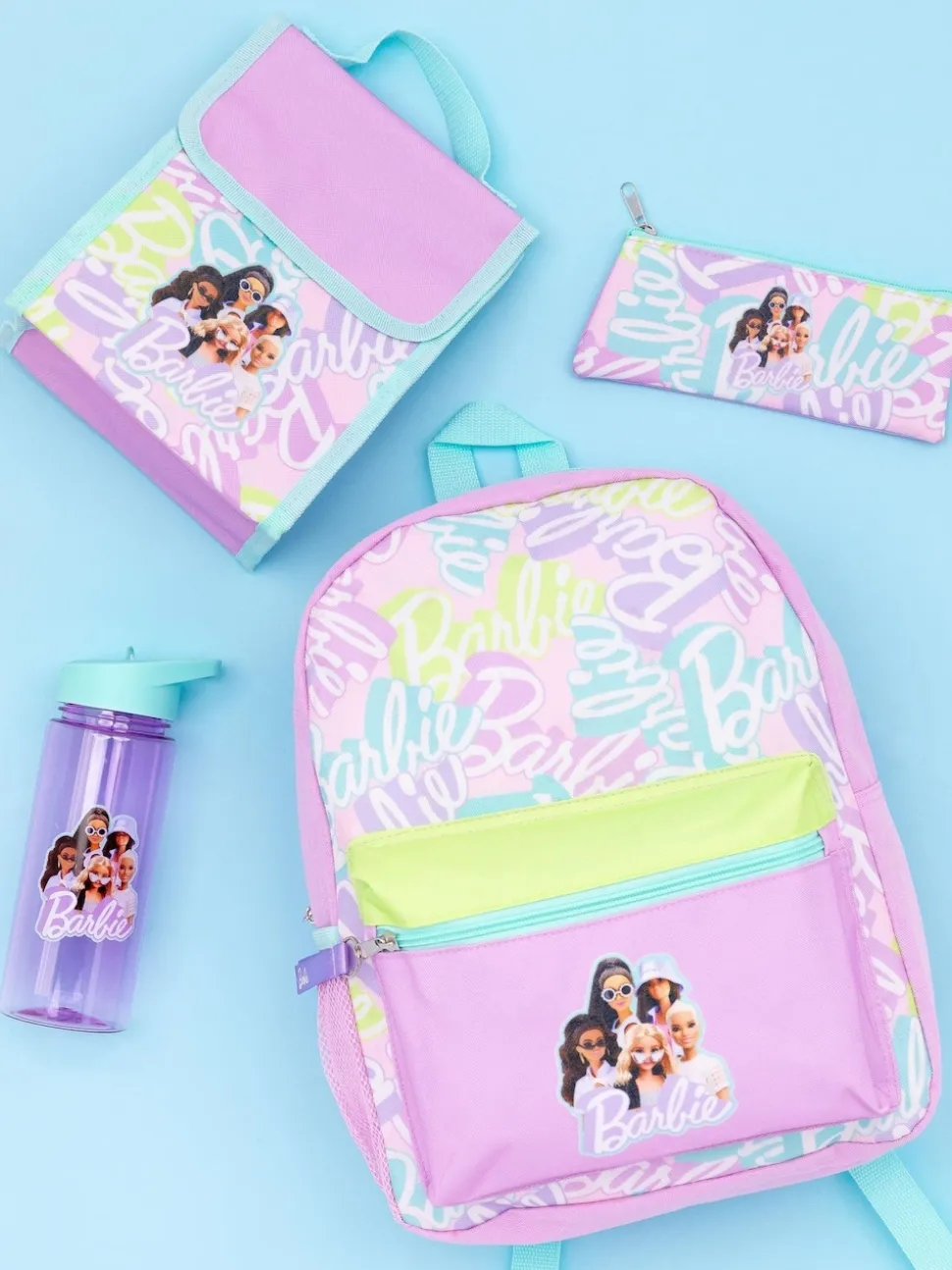 Vanilla Underground Purple Barbie Girls 4 Piece Backpack Set