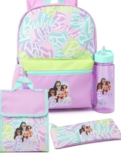 Vanilla Underground Purple Barbie Girls 4 Piece Backpack Set