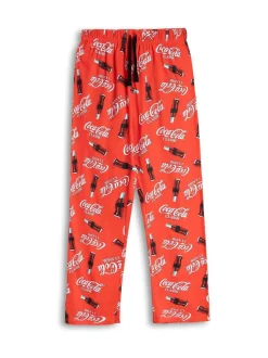 Vanilla Underground Red Coca Cola Logo Lounge Trousers