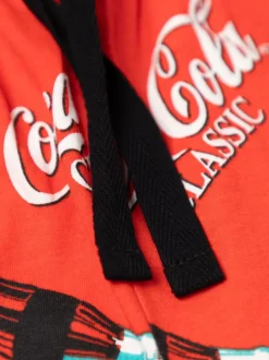 Vanilla Underground Red Coca Cola Logo Lounge Trousers