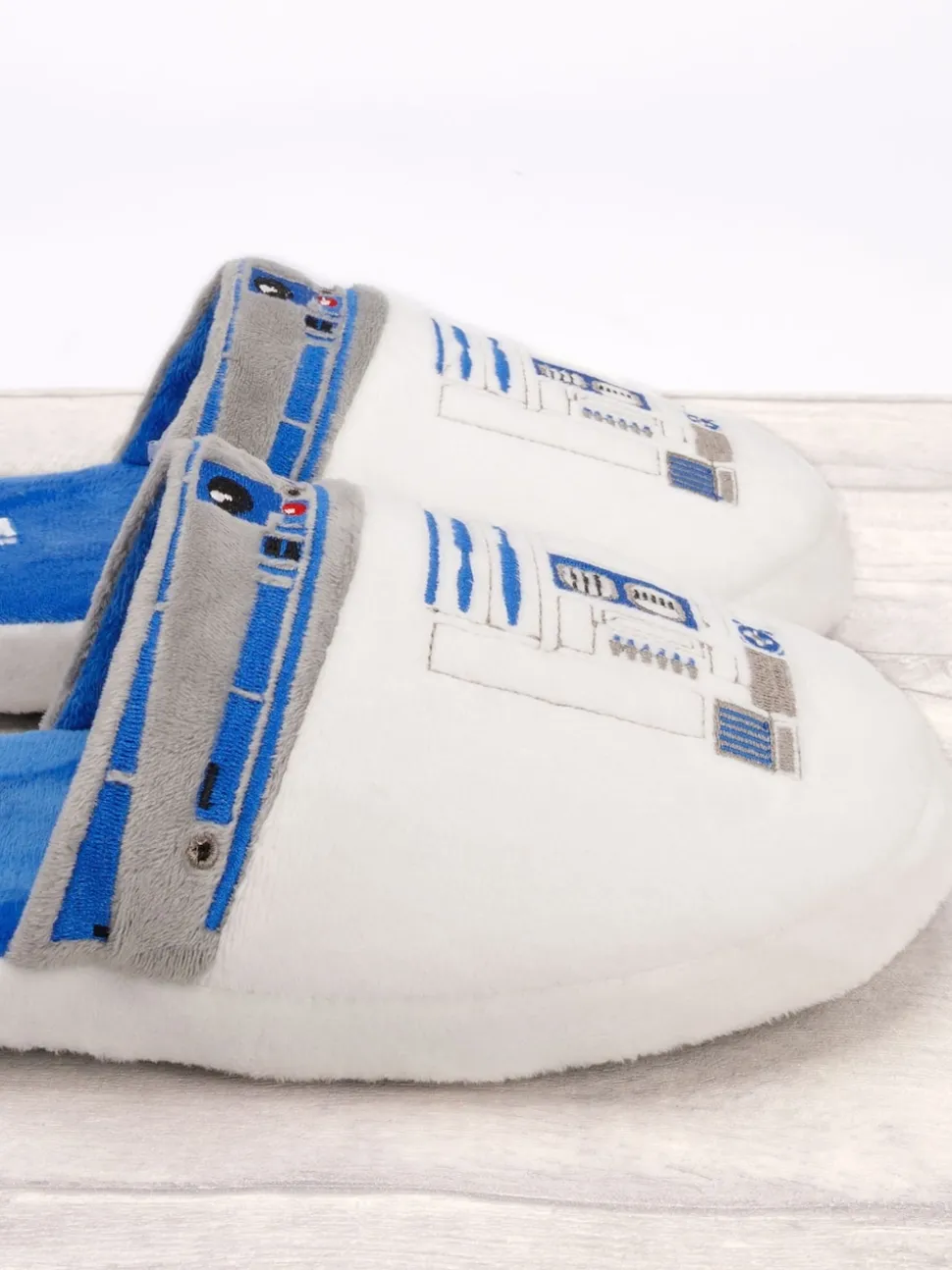 Vanilla Underground White Star Wars Mr Men Mr Lazy Slippers