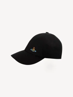 Vivienne Westwood Uni Baseball Black Cap