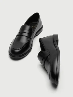 Walk London Black Putney Saddle Loafers