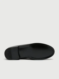 Walk London Black Torbole Saddle Loafers