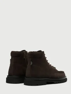Walk London Brown Bradley Apron Boots