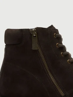 Walk London Brown Bradley Apron Boots