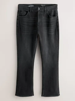Washed Black Bootcut Classic Stretch Jeans