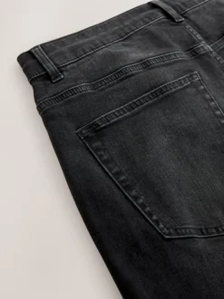 Washed Black Bootcut Classic Stretch Jeans