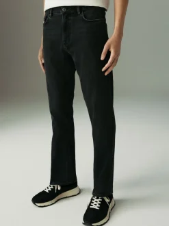 Washed Black Slim Fit Comfort Stretch Jeans