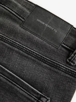 Washed Black Slim Fit Comfort Stretch Jeans