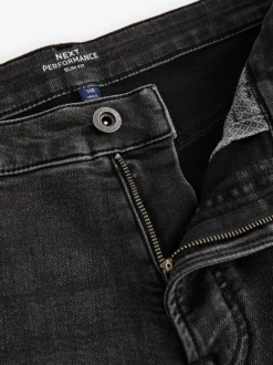 Washed Black Slim Fit Comfort Stretch Jeans