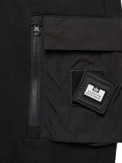 Weekend Offender Lippi Black Joggers With Parachute Pockets