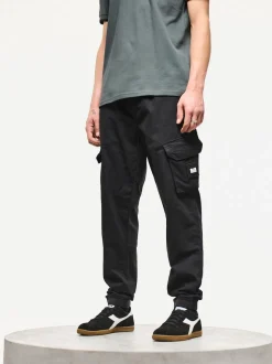 Weekend Offender Pianemo Cotton Ripstop Black Joggers