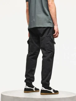 Weekend Offender Pianemo Cotton Ripstop Black Joggers