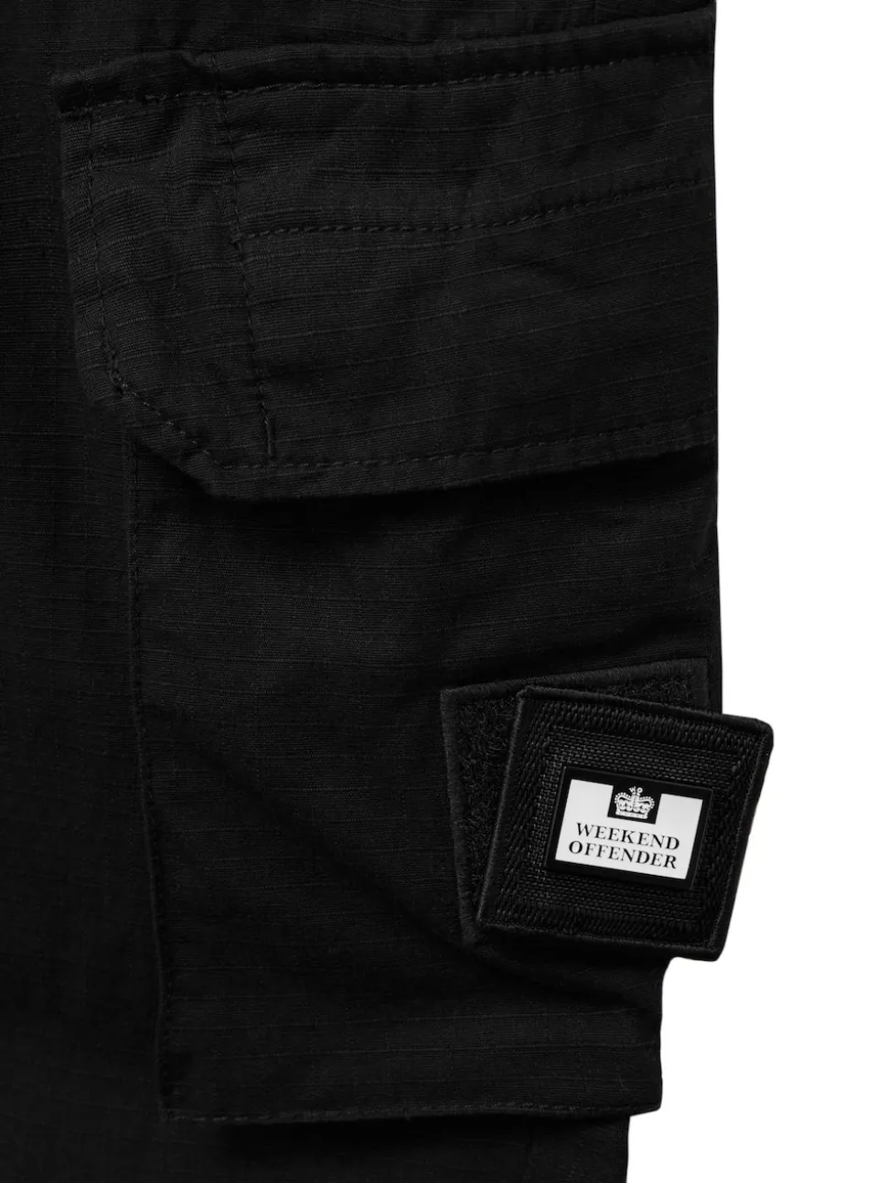 Weekend Offender Pianemo Cotton Ripstop Black Joggers