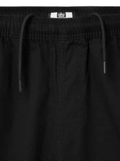 Weekend Offender Pianemo Cotton Ripstop Black Joggers