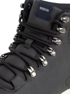 Weird Fish Black Beech Branded Waterproof Walking Boot