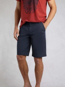 Weird Fish Blue Rayburn Flat Front Shorts
