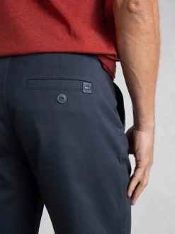 Weird Fish Blue Rayburn Flat Front Shorts
