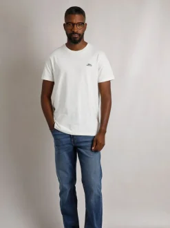 Weird Fish Blue Straight Comfort Edward Stretch Denim Jeans