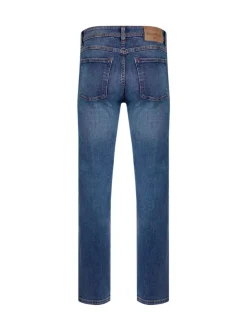 Weird Fish Blue Straight Comfort Edward Stretch Denim Jeans
