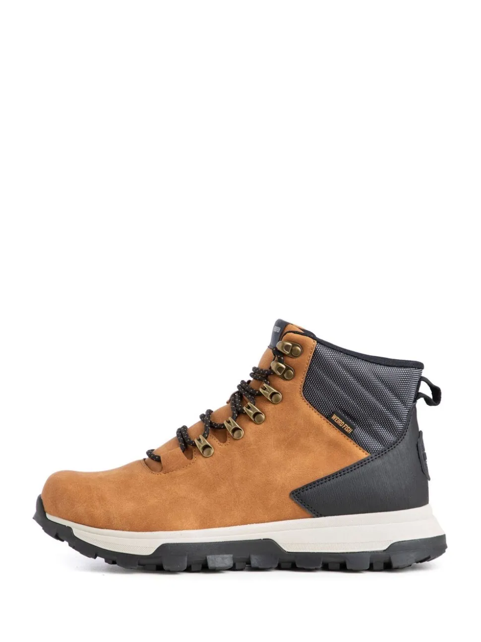 Weird Fish Brown Beech Branded Waterproof Walking Boot