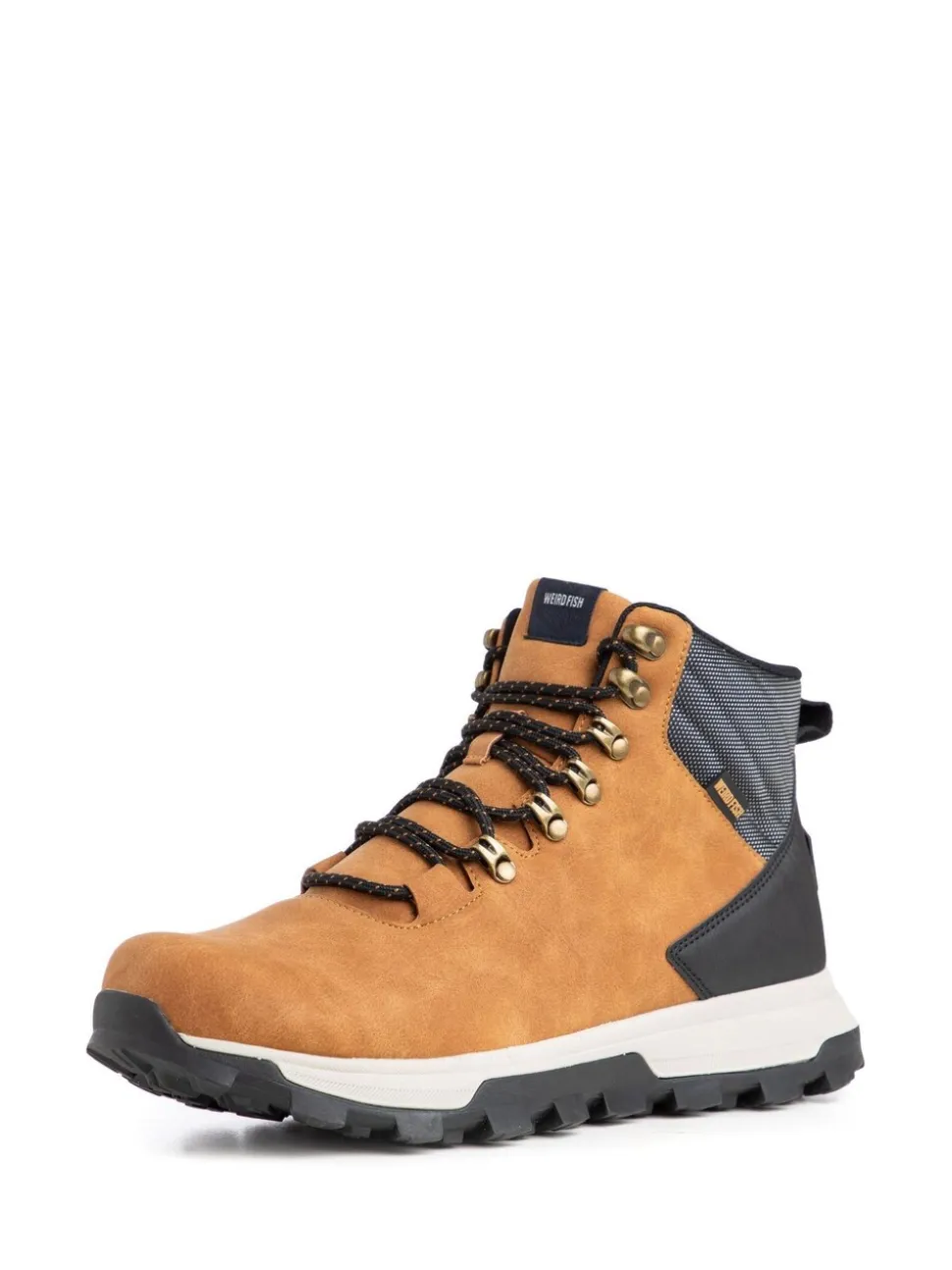 Weird Fish Brown Beech Branded Waterproof Walking Boot