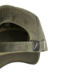 Weird Fish Green Bowers Green Waxed Canvas Cap