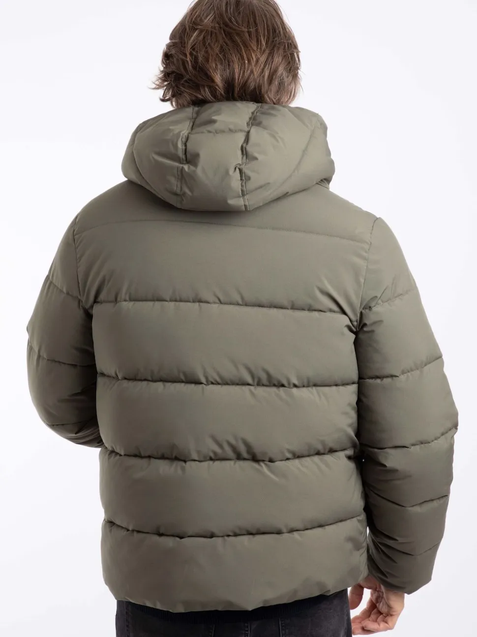 Weird Fish Green Calderwood Heavyweight Padded Jacket