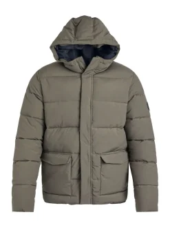 Weird Fish Green Calderwood Heavyweight Padded Jacket