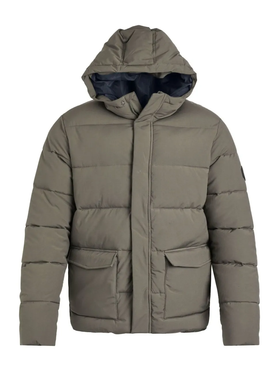 Weird Fish Green Calderwood Heavyweight Padded Jacket