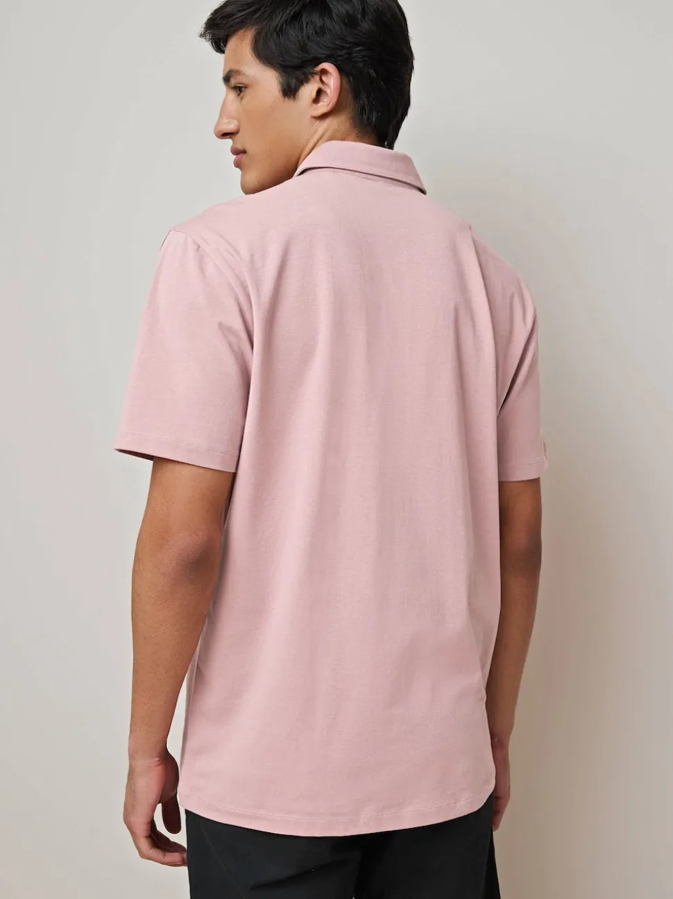 White / Blue / Neutral / Pink / Grey Regular Fit Short Sleeve Jersey Polo Shirts 5 Pack
