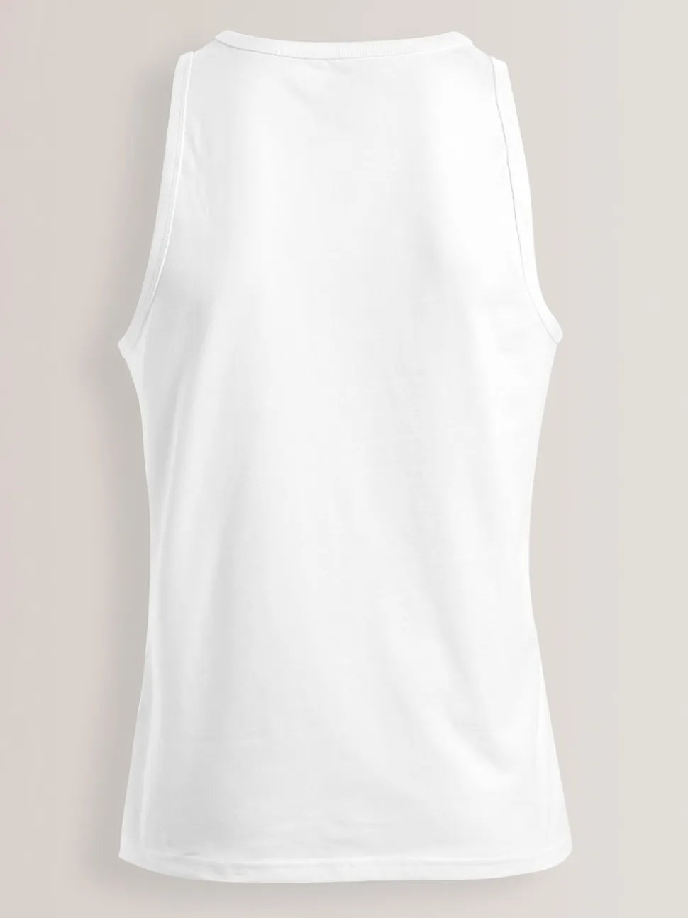 White 100% Cotton Layering Vests 5 Pack
