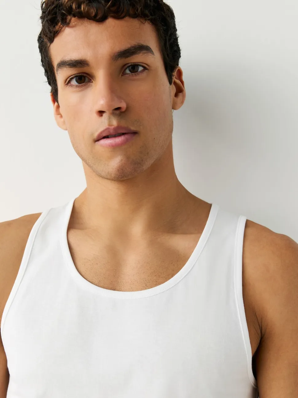 White 100% Cotton Layering Vests 10 Pack