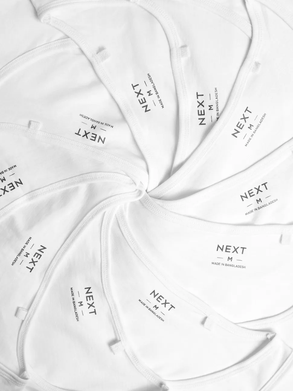 White 100% Cotton Layering Vests 10 Pack