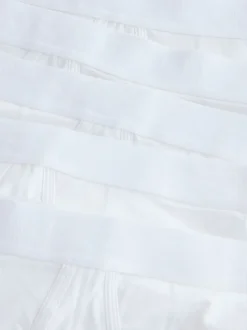 White 5 Pack A-Front Cotton Rich Boxers