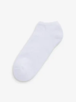 White 10 Pack Cushioned Trainers Socks