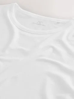 White 5 Pack Modal Layering T-Shirt