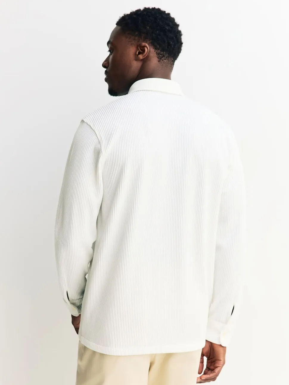 White / Sage Green Stripe Short Sleeve Jersey Shirt