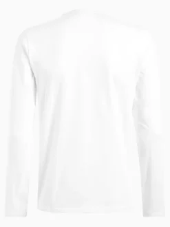 White/ Black/ Grey/ Navy Blue Long Sleeve Layering T-Shirts 5 Pack