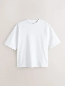 White Boxy Heavyweight T-Shirt