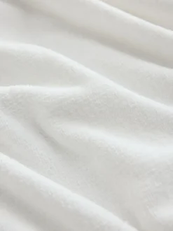 White Cotton Towelling Dressing Gown