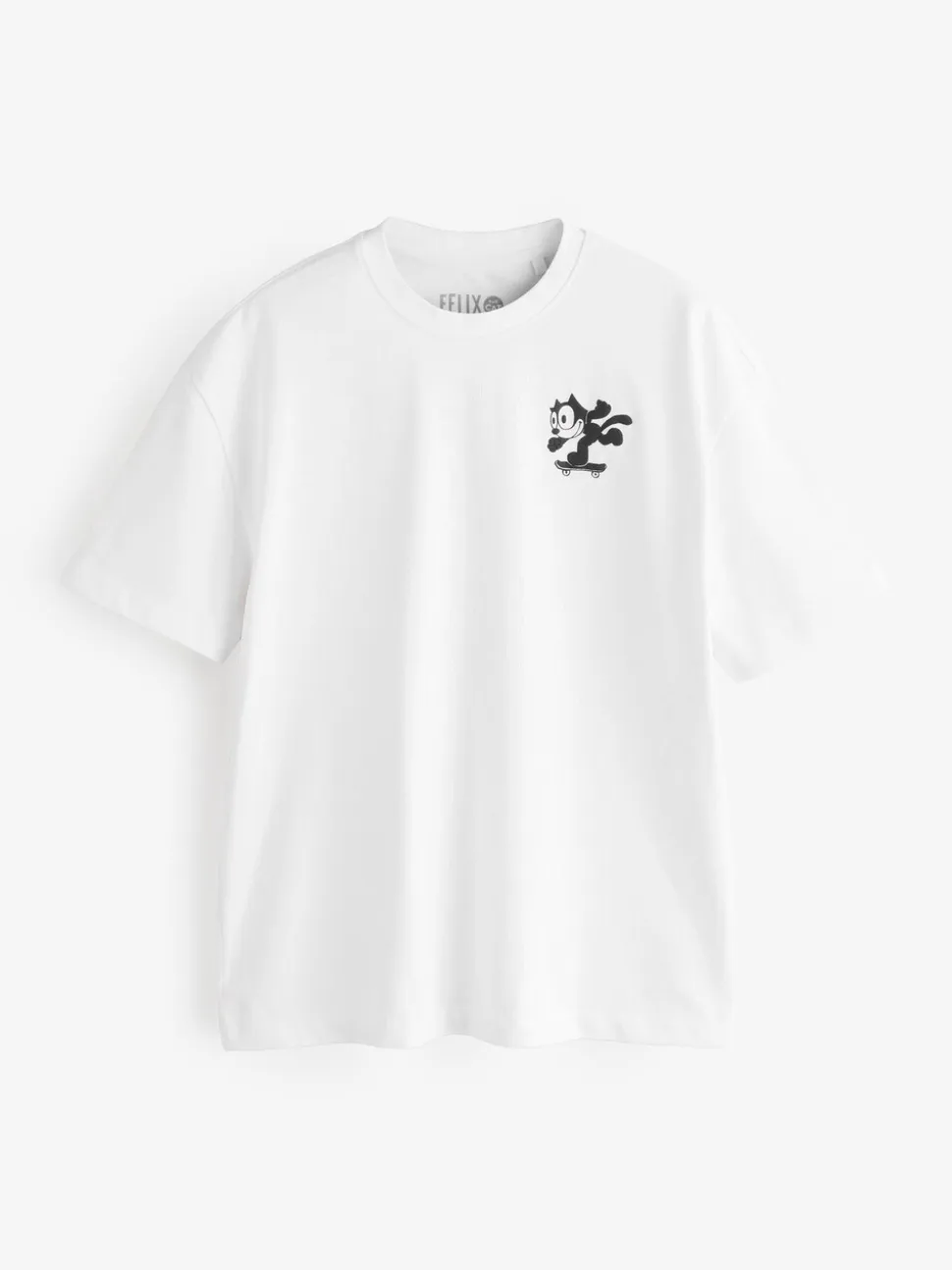 White Felix the Cat Licence 100% Cotton T-Shirt