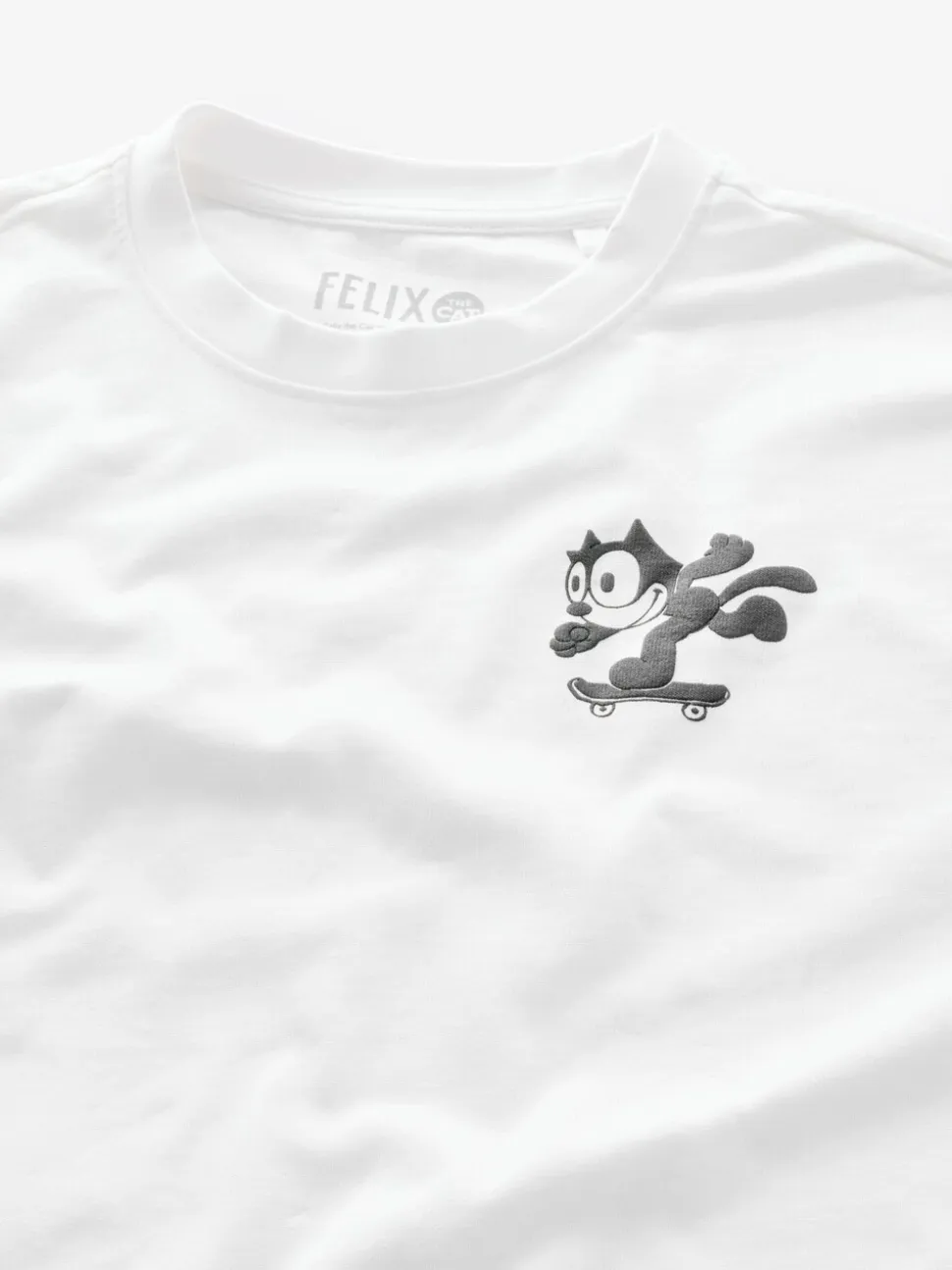 White Felix the Cat Licence 100% Cotton T-Shirt