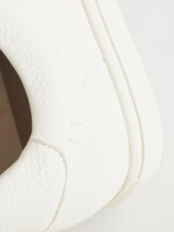 White Ground Minimal Trainers