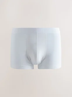 White Hipster Boxers 5 Pack