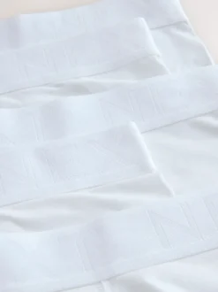 White Hipster Boxers 5 Pack