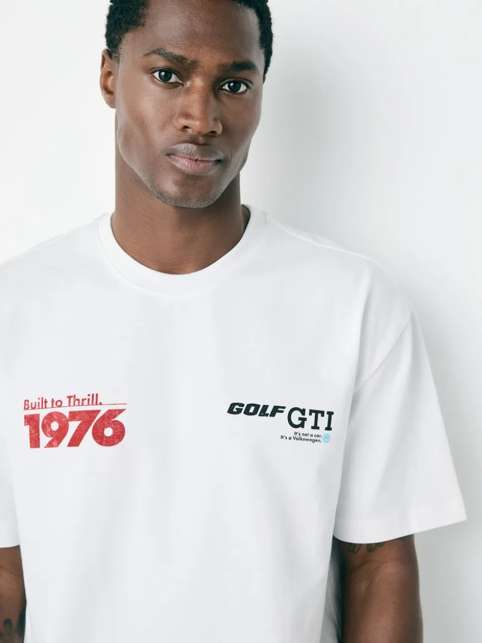 White Hot Hatch Car Graphic T-Shirt