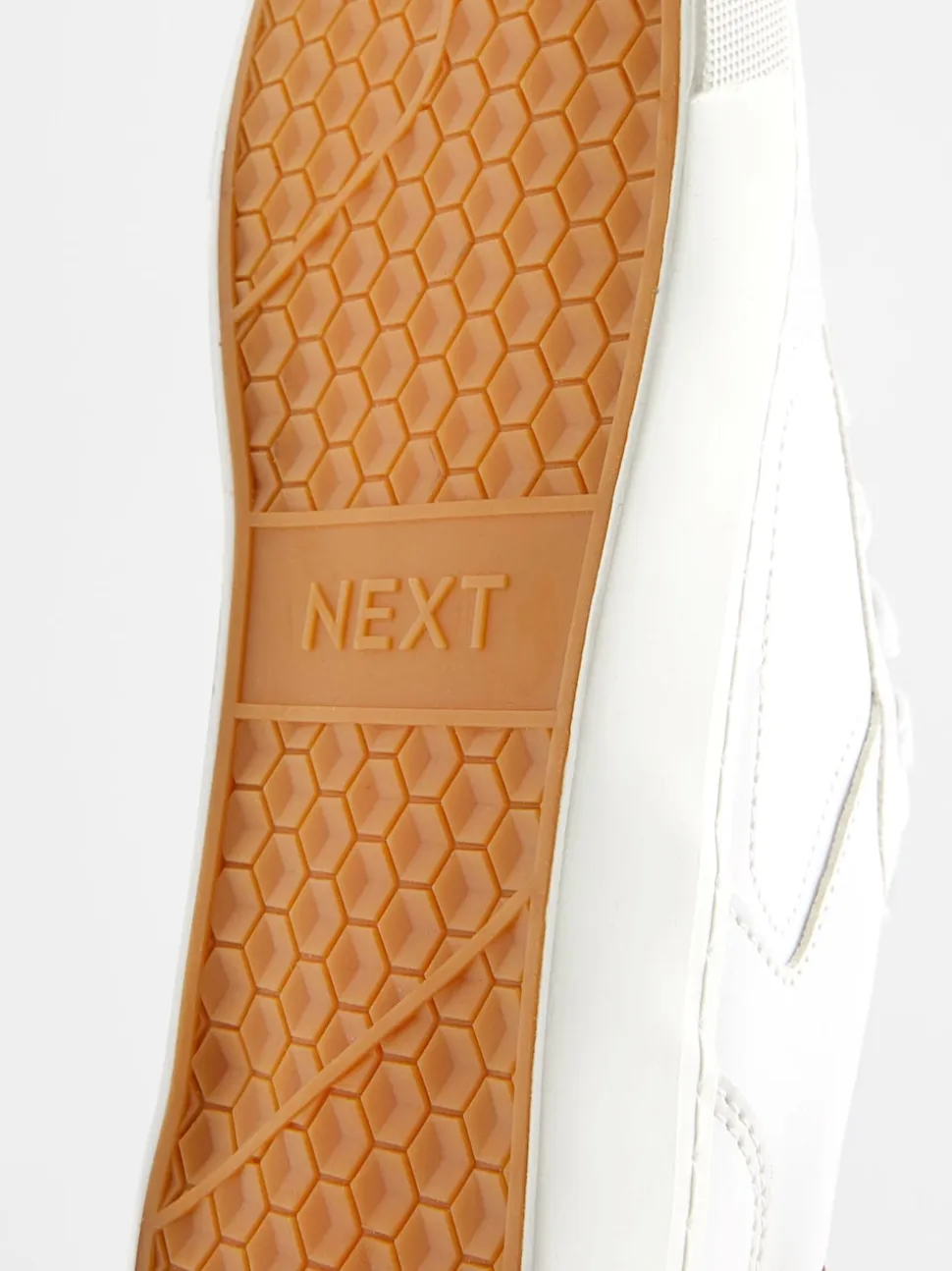White Lace-Up Low Trainers