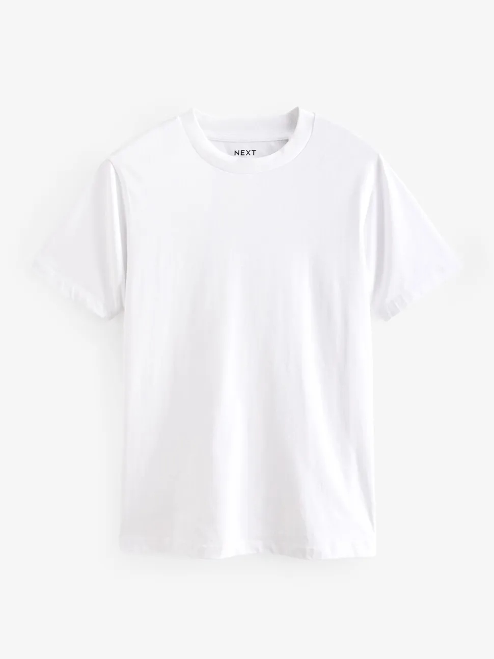 White Muscle Fit Essential Crew Neck T-Shirt
